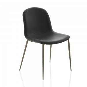 Silla Seventy Acero de Bontempi. Sillas de comedor o salón de diseño italiano.