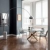 Silla Seventy Acero de Bontempi. Sillas de comedor o salón de diseño italiano.