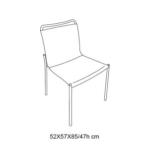 Silla Shape de Bontempi.  Sillas y butacas de diseño. Muebles italianos.