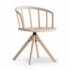 Sillón Nym 2845/2846 de Pedrali. Sillas de diseño. Sillas giratorias de oficina.