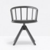 Sillón Nym 2845/2846 de Pedrali. Sillas de diseño. Sillas giratorias de oficina.