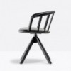 Sillón Nym 2845/2846 de Pedrali. Sillas de diseño. Sillas giratorias de oficina.