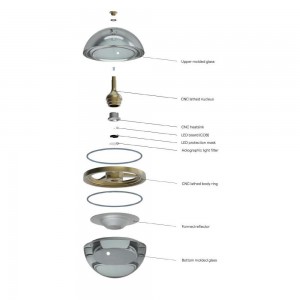 Lámpara suspensión Limbus Chandelier de Lumina. Lámparas modernas de diseño.