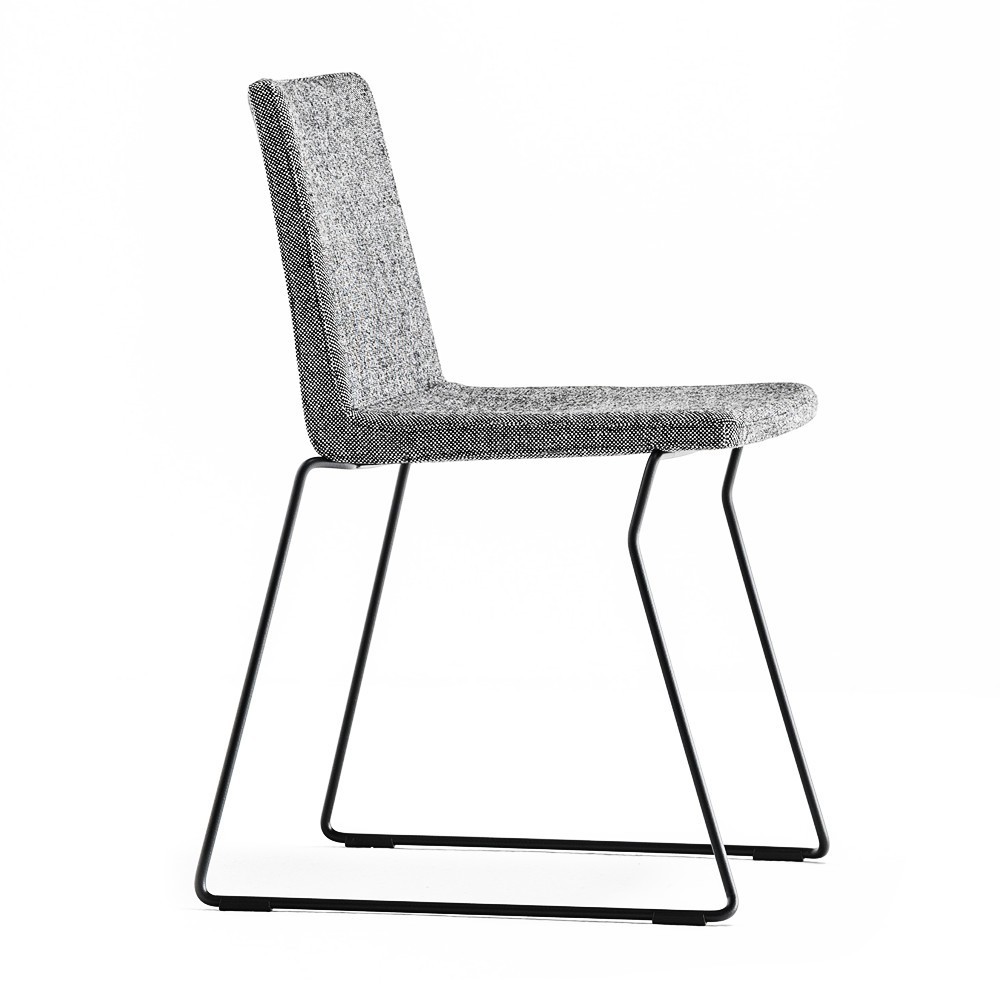 Silla Osaka 5724 de Pedrali. Sillas de diseño. Sillas tapizadas contract.