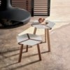 Mesa auxiliar Esa de Bontempi. Complementos de hogar de diseño italiano.