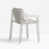 Sillón Tribeca 3665 de Pedrali. Sillas para exterior. Sillas metálicas.