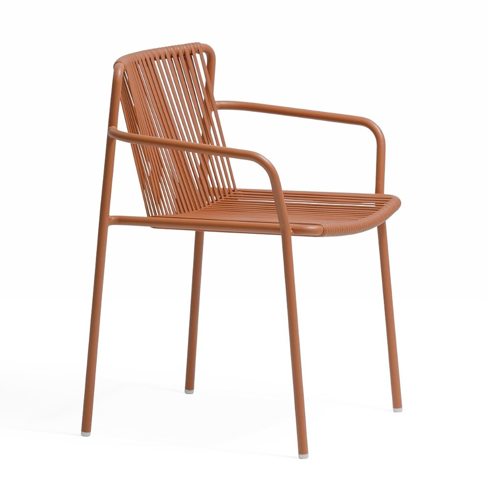 Sillón Tribeca 3665 de Pedrali. Sillas para exterior. Sillas metálicas.