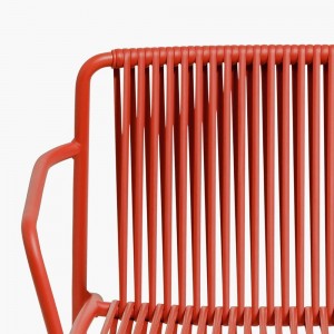 Sillón Tribeca 3665 de Pedrali. Sillas para exterior. Sillas metálicas.