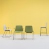 Sillón Tweet 895/2 de Pedrali. Sillas de diseño. Sillas tapizadas modernas.