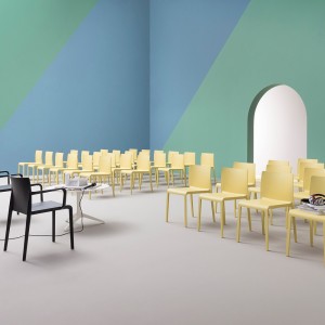 Sillón Volt 676 de Pedrali. Sillas de diseño. Sillones modernos de polipropileno.