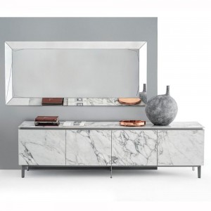 Espejo Diamante de Bontempi. Complementos de diseño italiano. Espejos de salón.