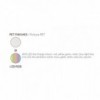 Pouf Wow 485/475 de Pedrali.  Poufs de diseño. Poufs moderno con luz LED.