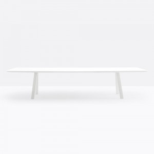 Mesa Arki Acero Pedrali  Mesas de diseño. Mesas modernas para hogar y contract.