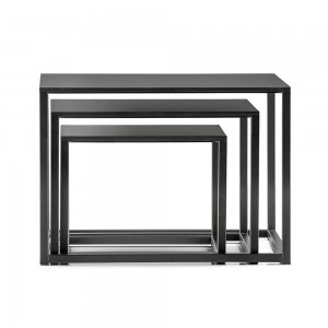 Mesitas Set Code de Pedrali. Mesas de diseño. Set de mesitas auxiliares.