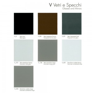 Mesa Capri Redonda Cristal de Tonin casa. Muebles modernos de hogar.