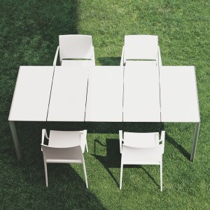 Mesa TMD Matrix Outdoor de Pedrali. Mesas de diseño. Mesas de exterior.