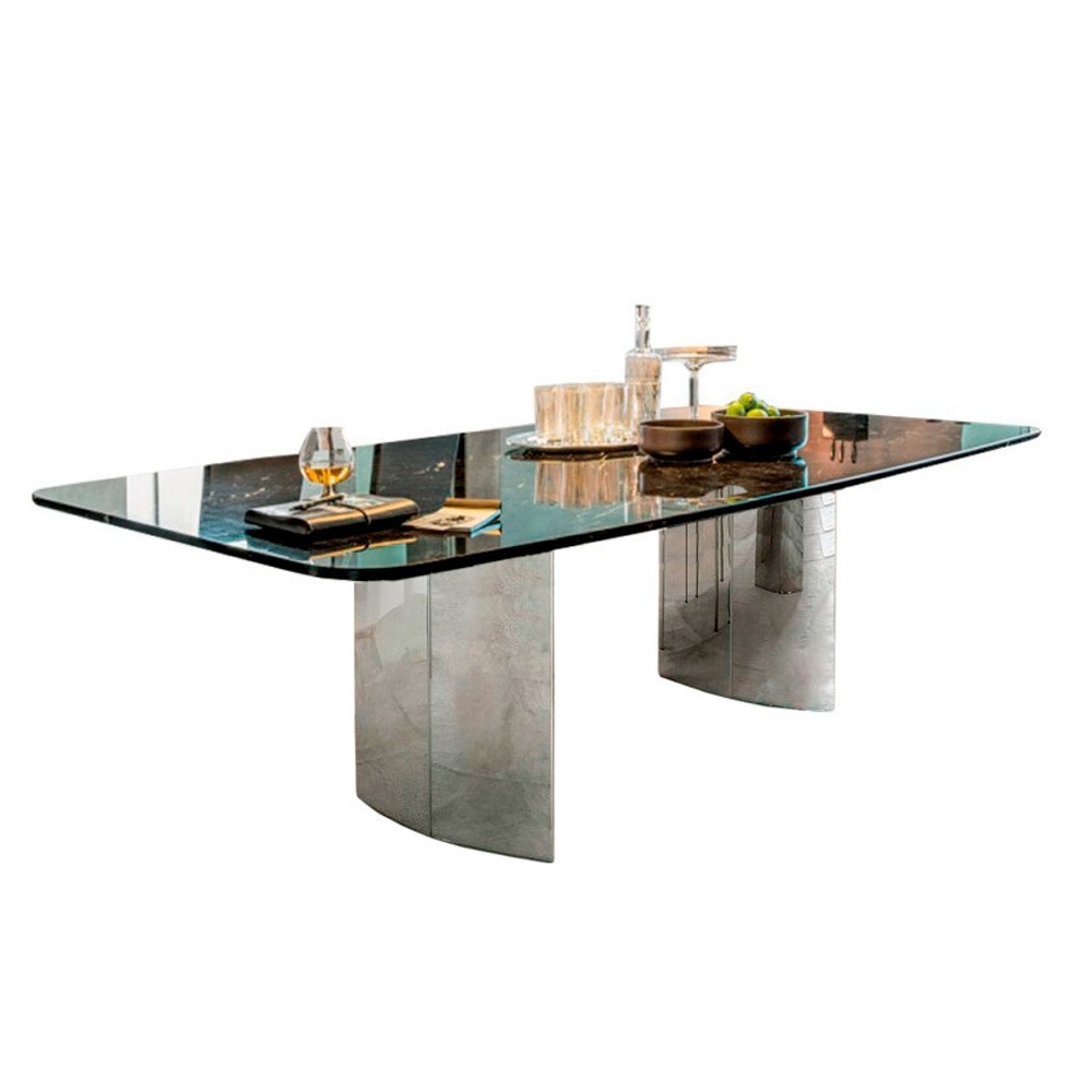 Mesa Manhattan fija de Tonin casa. Muebles modernos de hogar.