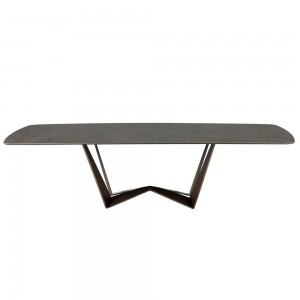 Mesa Reverse Redondeada de Tonin casa. Muebles modernos de hogar.