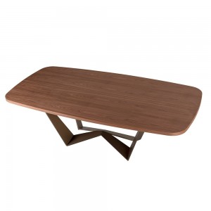 Mesa Reverse Redondeada de Tonin casa. Muebles modernos de hogar.