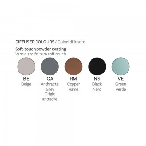 Lámpara suspensión L004S/A de Pedrali. Lámparas de diseño. Lámparas modernas.