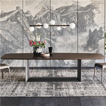 Mesa Dragon Wood de Cattelan Italia. Mesa de comedor. Mesas de madera.