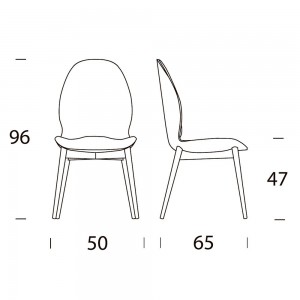Silla Sorrento Easy de Tonin casa. Muebles modernos de hogar.