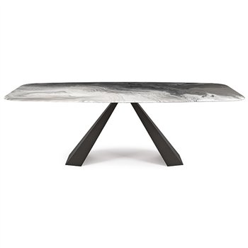 Mesa Eliot CrystalArt con un diseño lleno de acabados de lujo y un diseño moderno.