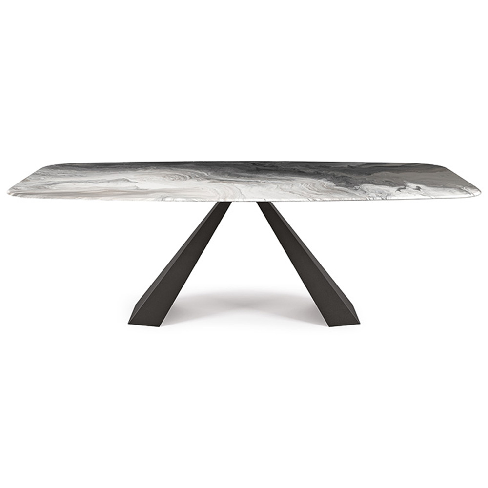 Mesa Eliot CrystalArt con un diseño lleno de acabados de lujo y un diseño moderno.