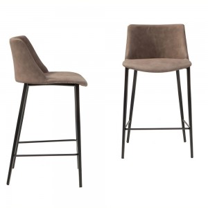 Taburete Agata Metal de Tonin casa. Muebles modernos de hogar.