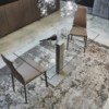 Mesa Elvis de Cattelan Italia. Muebles modernos italianos. Mesas de cristal.