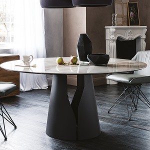 Mesa Giano Keramik Round Cattelan Italia. Mesa moderna. Mesas de comedor.