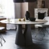 Mesa Giano Keramik Round Cattelan Italia. Mesa moderna. Mesas de comedor.