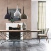 Mesa Gordon Deep Wood de Cattelan Italia. Muebles modernos italianos.
