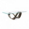 Mesa Butterfly Cristal Cattelan Italia. Mesas de comedor. Mesas de cristal.