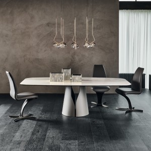 Mesa Giano Keramik Rectangular de Cattelan Italia. Mesa moderna. Mesas de comedor.
