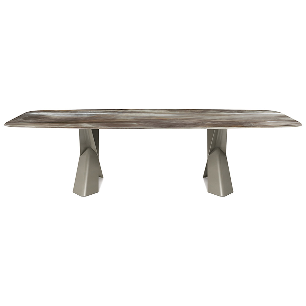 Mesa Mad Max CrystalArt de Cattelan Italia. Mesas de comedor moderna.