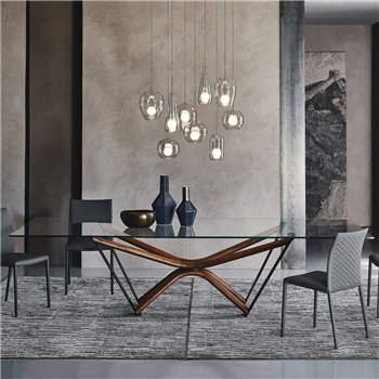 Mesa Marathon de Cattelan Italia. Mesas de comedor modernas. Mesas de diseño.