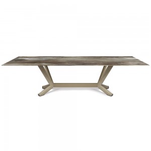 Mesa Planer Keramik de Cattelan Italia. Mesa moderna de salón. Mesa de diseño.