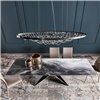 Mesa Premier CrystalArt de Cattelan Italia. Mobiliario de diseño moderno.