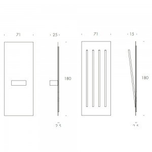 Espejo Alicante de Tonin casa. Muebles modernos de hogar.