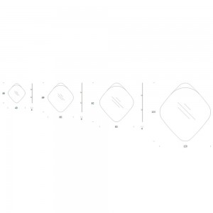 Espejo Python de Tonin casa. Muebles modernos de hogar.