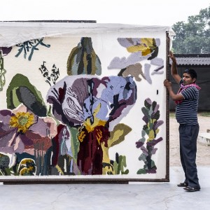 Alfombra Flora Backyard de Nanimarquina. Alfombras de Lana.