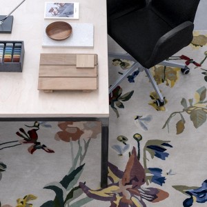 Alfombra de lana virgen Flora Promenade de  Nanimarquina