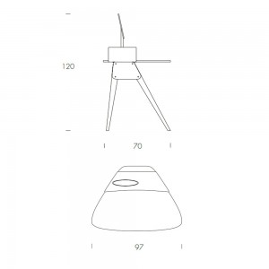 Escritorio Nipper de Tonin casa. Muebles modernos de hogar.