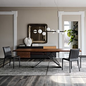 Mesa Premier Wood Drive de Cattelan Italia. Muebles modernos italianos.