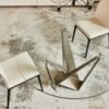 Mesa Skorpio Round de Cattelan Italia. Muebles modernos italianos. Mesas redondas.