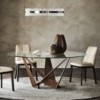 Mesa Skorpio Round de Cattelan Italia. Muebles modernos italianos. Mesas redondas.