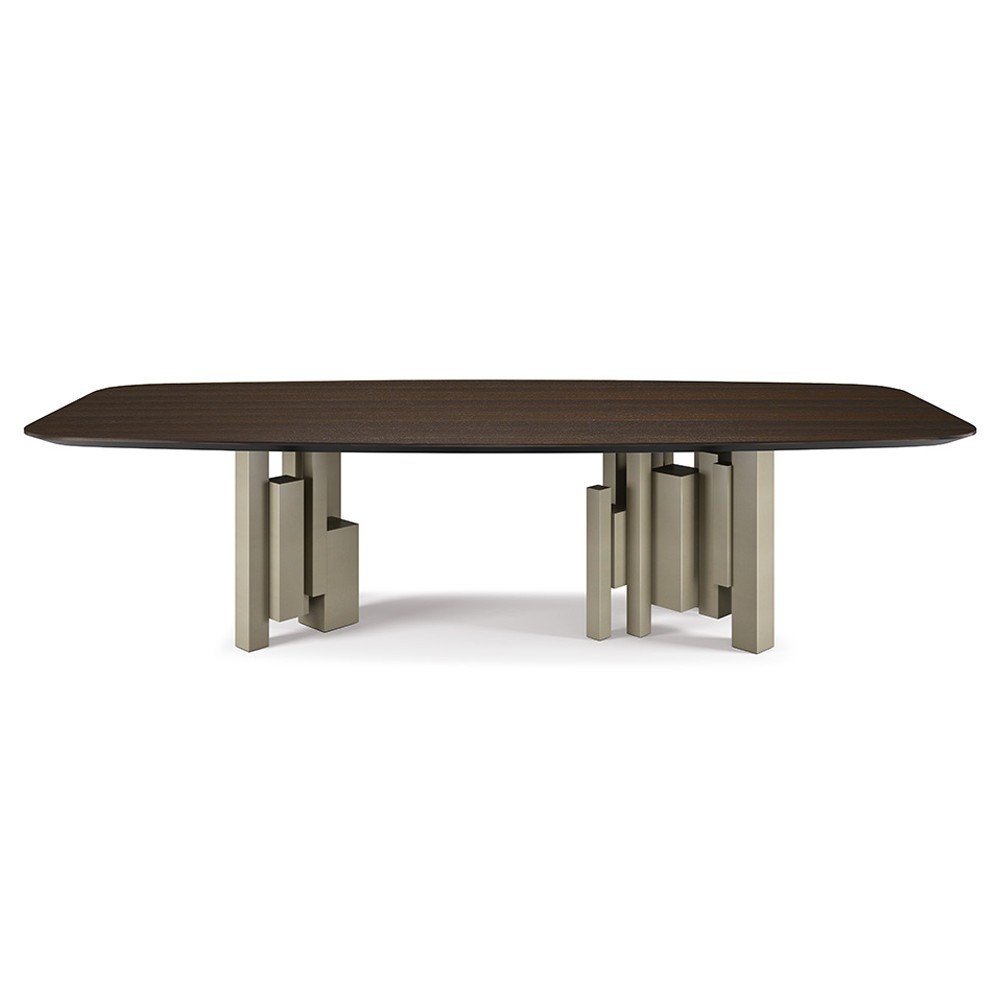 Mesa Skyline Wood de Cattelan Italia. Mesa de madera. Mesas modernas.