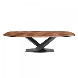 Mesa Stratos de Cattelan Italia. Mesa de madera para comedor. Mesas modernas.