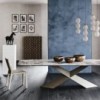 Mesa Tyron Keramik de Cattelan Italia. Mesas de comedor de diseño italiano.